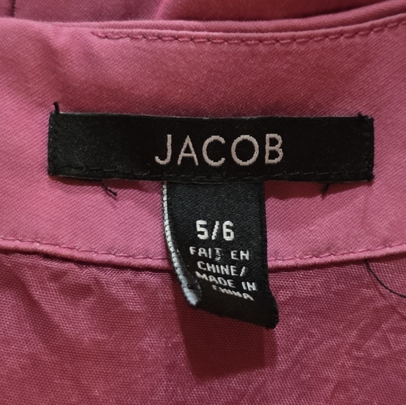 Jacob Juniors 5/6 Pink Bubble Hem Cocktail Party Dress Sleeveless Y2K - Picture 10 of 13